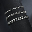 Pulseira Cuban Lux™ em Aço Inoxidável
