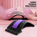 Lumbar Support Back Massager for Spine Pain Relief Vertebral Relaxer Lower Traction Stretcher Corrects Waist Relaxation