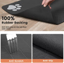 Pet Feeding Mat-Absorbent Pet Placemat Rubber Backing Quick Dry Water Mat for Dog Cat for Food and Water Bowl with Waterproof
