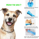 Soft Rubber Dog Toothbrushes Puppy Toys Dog Brush Stick 360 Degree Teeth Cleaning Toothpaste for Small Dogs Pet Toothbrush