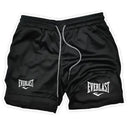 Men Running Shorts 2 in 1 Double-deck Sport Shorts Sportswear Gym Fitness Short Pants Training Jogging Bottom Men's Clothing
