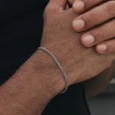 Pulseira Cuban Lux™ em Aço Inoxidável