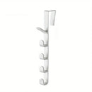 1pc Bedroom Door Hanger Clothes Hanging Rack Over The Door Plastic Home Storage Organization Hooks, Purse Holder For Bags Rails