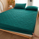 100% Waterproof Quilted Mattress Cover Protector Breathable Antibacterial Fitted Sheet with Elastic Band Queen King Bed Sheet
