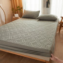 100% Waterproof Quilted Mattress Cover Protector Breathable Antibacterial Fitted Sheet with Elastic Band Queen King Bed Sheet