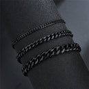 Pulseira Cuban Lux™ em Aço Inoxidável