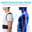 1 Reinforced Belt Lumbar Column Posture Corrector Vest Adjustable Back Support Strap Shoulder Spine Brace Neck Stretcher Trainer