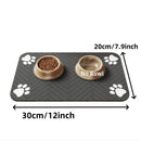Pet Feeding Mat-Absorbent Pet Placemat Rubber Backing Quick Dry Water Mat for Dog Cat for Food and Water Bowl with Waterproof
