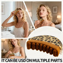 Facial Massage Brush for Face & Jawline, Ergonomic Dry Brush Designed for Precise Contour Fit, Manual Skin Massager Tool